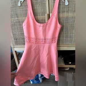 Elizabeth and James flare dress with cutouts